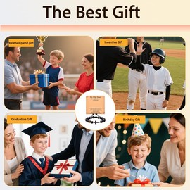 Son Baseball Gift Bracelet Christian Religious Baseballs Son Gift Sport Baseball Player Cross Bracelet Sons Encoragement Motivational Inspirational Birthday Gifts I Love You Sons Gifts from Mom Dad