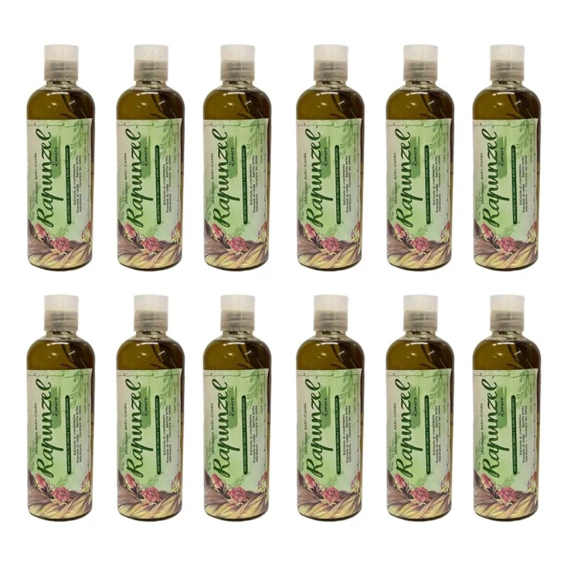 rapunzel Shampoo Artesanal Crecimiento Con Romero Rapunzel 12 Pzas
