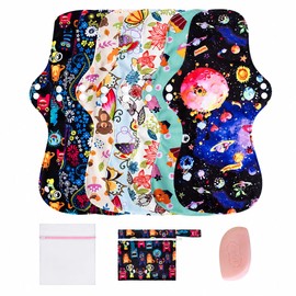 Reusable Incontinence Pads for Women, 7-Pack 14 Inch