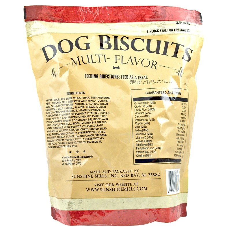 Old Glory Dog Treats Dog Biscuits, Multi-Flavor with Chicken, Beef,