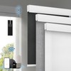 Motorized Blinds with [Free Solar Panels] Upgraded Smart Blinds, Blackout