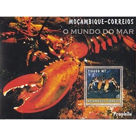 Prophila Collection Mozambique Block171 2002 World of the Sea (Stamps for Collectors) Invertebrates Animals Other