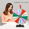 seemee 12 Inch Prize Wheel Spinner, 10 Slots Tabletop Spinner