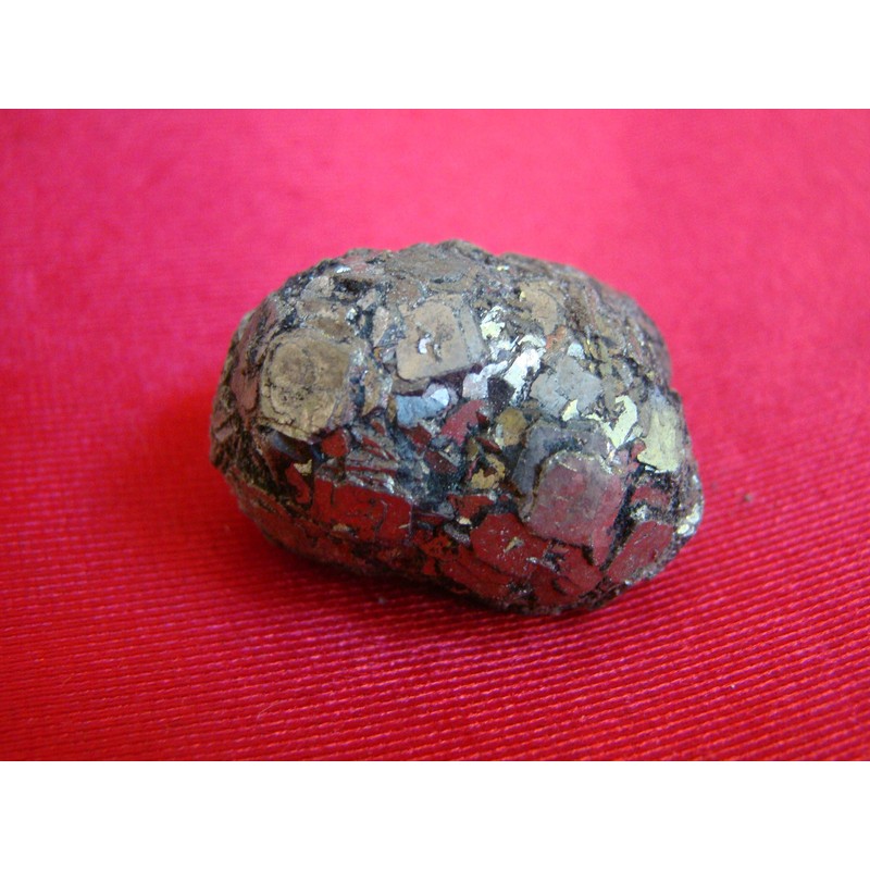 Flo8306 Natural Rounded Pyrite Nodule Crystals