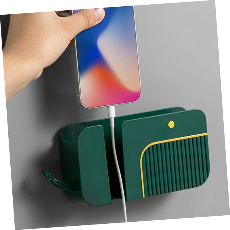 DOITOOL 2pcs Wall Phone Holder Remote Control Holder Wall Mount