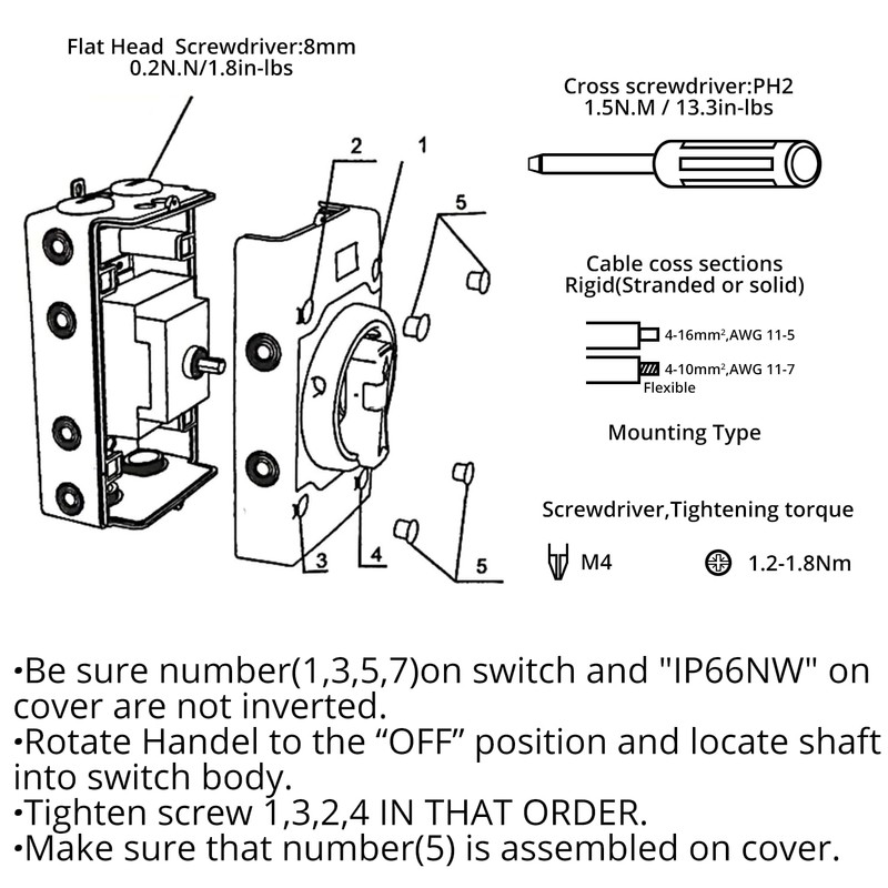 Solar DC Disconnect Switch-HXH 2-in-2-out 1000V IP66 Isolator Switch, Versatile