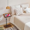 MAHANCRIS TV Tray Table, Sofa Armrest Tray Table for Couch,