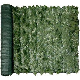 Goleray 58"x117" Artificial Ivy Privacy Screen Fence 1Pack Faux Greenery Privacy Backdrop with Mesh Screen Faux Hedge Leaf Roll Grass Wall Panels Vine Decoration for Backyard,Wedding