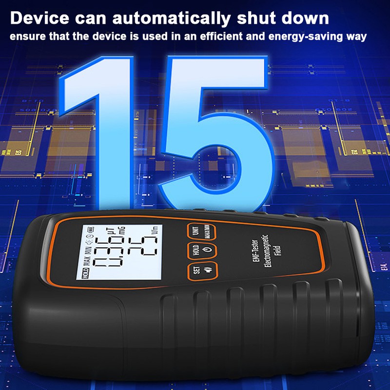 Handheld EMF Tester Portable Electromagnetic Radiation Detector Electromagnetic Radiation Intensity