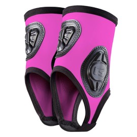G-Form Pro-X Ankle Pads - Football Training Equipment and Bicycle Accessories - Neon Pink, Adult Large/X-Large