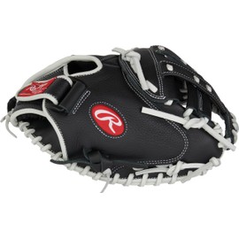 Rawlings | Shut out Fastpitch - Manopla de softbol | Tiro para Mano Derecha | 31.5 Pulgadas - Pro H-Web | Negro