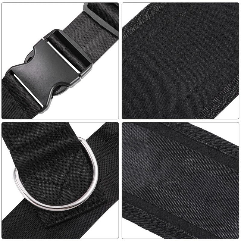 BESPORTBLE Adjustable Sled Harness - with Resistance Band for Strength