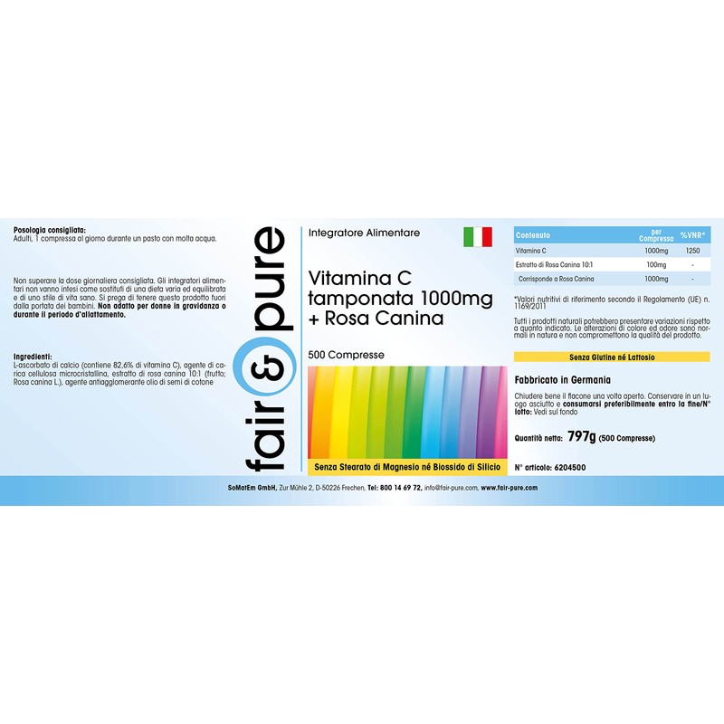 Fair & Pure® - Buffered Vitamin C 1000mg + Rose