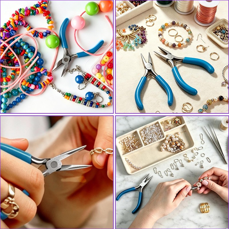 Jewelry pliers Needle Nose Pliers Jewelry Making Starter Kit 4.5