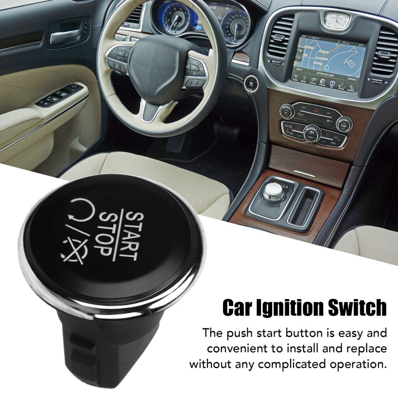 Ignition Button Switch, Push Start Button 1FU931X9AC Engine Dash Ignition