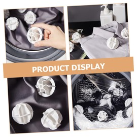 Ipetboom 4pcs Laundry Balls Winding Washer Balls for Clothes Cleaning Washing Machines Softens Fabrics Reduces Intertwining Flexible Material for Easy Use