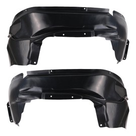 TRQ Front Inner Fender Liner Set Compatible with 2007-2010 Jeep Compass CH1248133 CH1249133