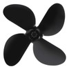 Aqur2020 Fan Blade for Stove, 4 Blades Fireplace Fan Blade