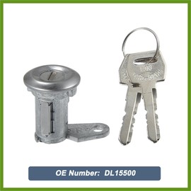 HOPESPANNER 1 Set DL15500 Car Door Lock Cylinder W/Keys for Ford F100 1965-1979 for Ford F150 1975-1979 for Ford F250 F350 1965-1979 Vehicle Components