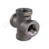 SUPPLY GIANT CNDS0018 Black Malleable Cross Fitting, 1/8", 1/8 Inch