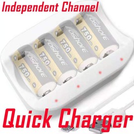 Koshore RCR123A Rechargeable Batteries Charger for arlo Rechargeable Batteries for Arlo(VMC3530/3430/3030/3200/3330) Cameras, Flashlight.Only Charging RCR123A Rechargeable Batteries.