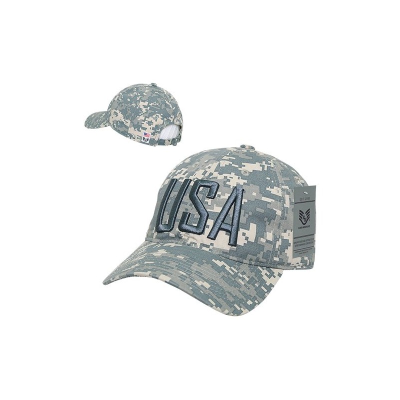 Rapiddominance Relaxed Ripstop Cap, USA Text, Army Combat Uniform