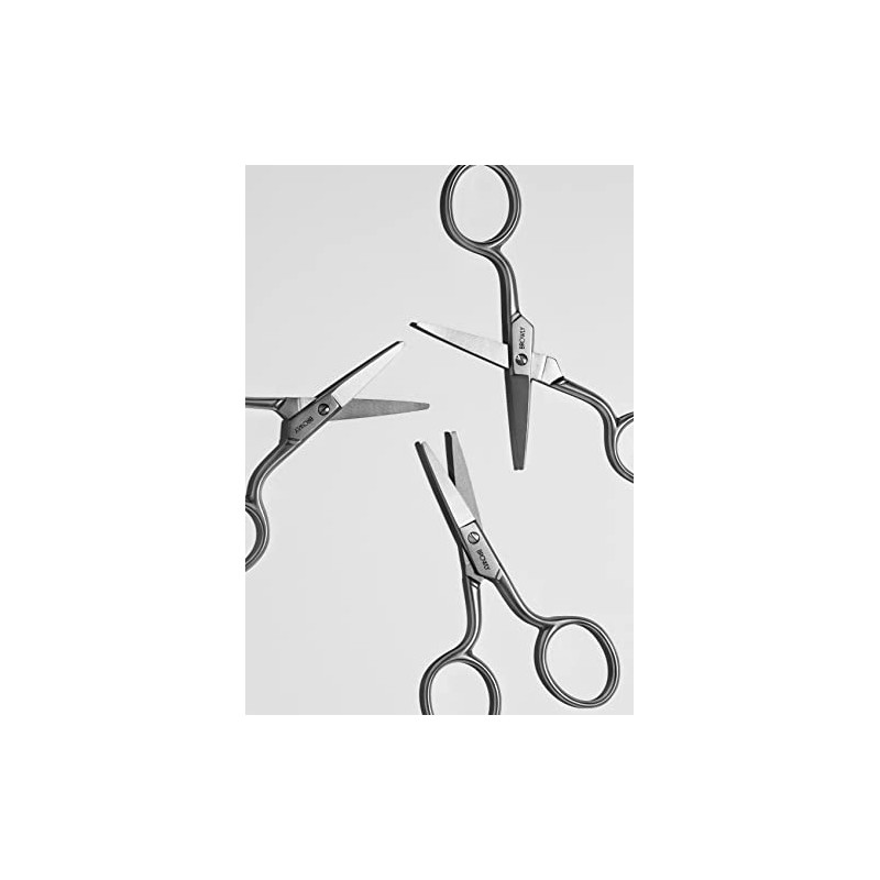 BROWLY Eyebrow scissors, desired test winner with rounded tips for