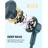 iMangoo for Apple Lightning Headphones MFi-Certified Wired Earbuds Blue |