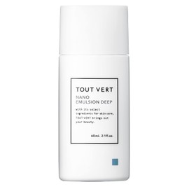Touver Nano Emulsion Deep 2.4 fl oz (60 ml) Milky Lotion, Ceramide, 8 Types, High Concentration, Over 12% Formulation, Dry Skin, Highly Moisturizing, Rough Skin