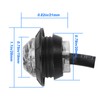 10pcs Side Marker Light 3LED IP68 Waterproof Round Clearance Indicator