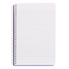 Blueline Steno Pad/Note Pad, Spiral Binding with Flexible Blue Cover,