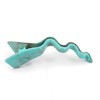 Mini Wave Hair Clip in Turquoise Marbled Size Small Approx.