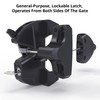 D&D Technologies LL3ABL LokkLatch Gate Latch with External Access Button,