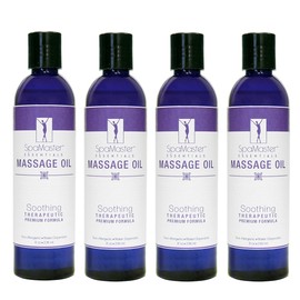 Master Massage Soothing Massage Oil, 8 oz. Pack of 4