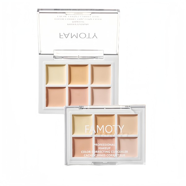 UNYOKE 6 Colors Concealer, Concealer Palette, Concealer Stick, Long Lasting