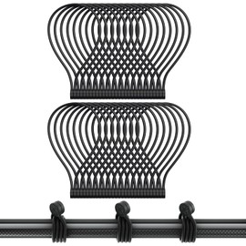 Magnetic Twist Ties, Reusable Silicone Cable Ties with Strong Magnet for Bundling and Organizing,Cord Wrap Clip Straps for Home or Office (Black-32 Packs)
