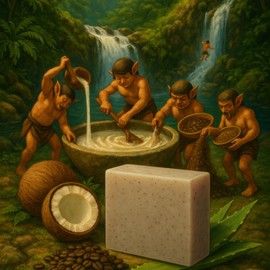 Maui Hunk Coffee Soap – 4 Bar Bundle | Real Kona Coffee, Coconut Oil, and Agave | Handmade in Maui | 4.25 oz Bars – All-in-One for Body, Face, and Hair (4-Bar Bundle)