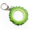 Coconut Accessories Food Sample Key Chain, Bitter Melon That Seems