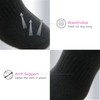 The Essentials Wardrobe 12PK Ladies Trainer Liner Socks - Black