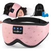 MUSICOZY Bluetooth Sleep Mask Headphones for Side Sleepers