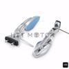 HTTMT- Chrome Adjustable Diamond Base Mirrors Rearview Compatible with Suzuk