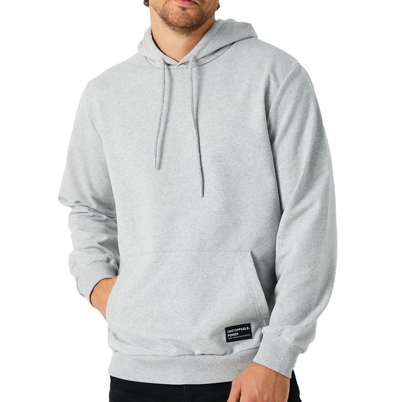 COMEOR Hoodie Men's Hoodie Sweatshirts, lightgrey