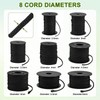 M METERXITY Recoil Starter Rope Pull Cord 2.5mm 30m, Black