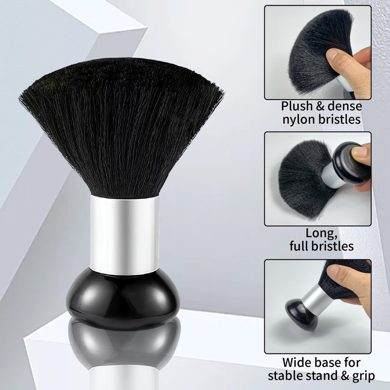 CllyCnny 3 PCS Barber Neck Duster Brush Set, Professional Barber