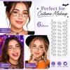 Halloween Bat Freckle Face Temporary Tattoos Stickers for Cosplay Makeup