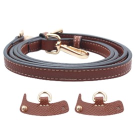 GZDAOXIA Shoulder strap for bags, shoulder strap for women's bag, length-adjustable replacement strap made of leather, bag straps, no-punch transformation accessories, leather shoulder strap (deep