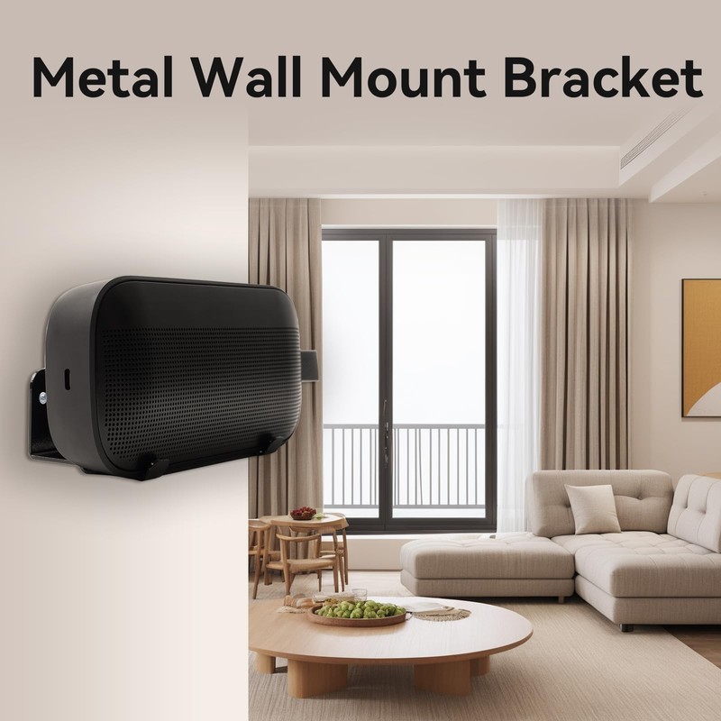 shinar Metal Wall Mount Compatible with Bose Soundlink Flex and
