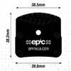epic Disc Brake Pads with Cooling Fins | Fits H03A,