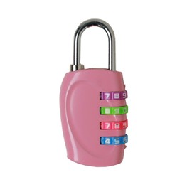 Topfunyy Combination Lock 4 Digit Padlock Re-settable Combo Lock, Gym Lock, Locker Lock, Waterproof Outdoor Combination Lock for Gate, Cases, Toolbox (Multi-II)