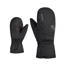 Ziener LORIANO Children's Ski Mittens/Winter Sports, Waterproof, Breathable, Black, 6